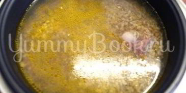 перловая каша с куриными желудочками в мультиварке