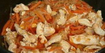 перловая каша с курицей