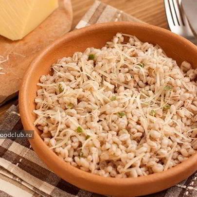 Перловая каша с сыром