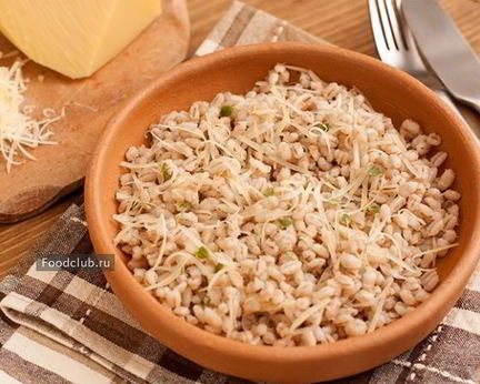 Перловая каша с сыром