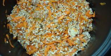 перловая каша с тушенкой в мультиварке