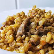 Рецепт Перловой каши с тушенкой