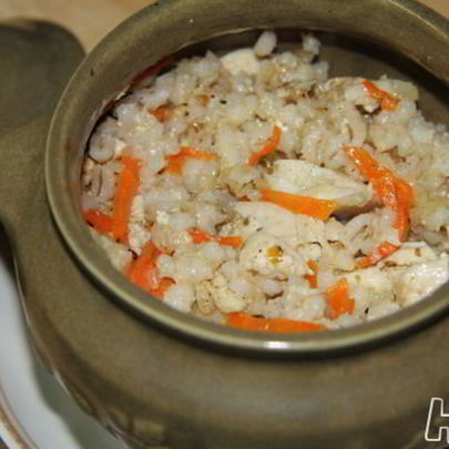 Перловая каша в горшочке