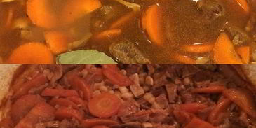 перловка с мясом и белыми грибами