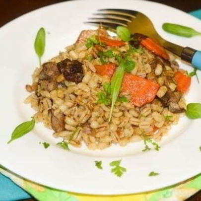 Перловка с мясом