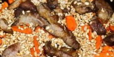 перловка с мясом