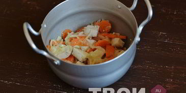 перловка с нутом и куриной грудкой