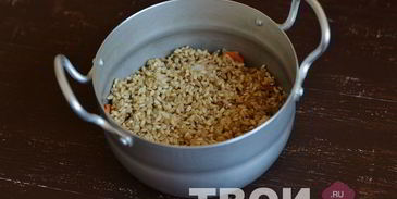 перловка с нутом и куриной грудкой