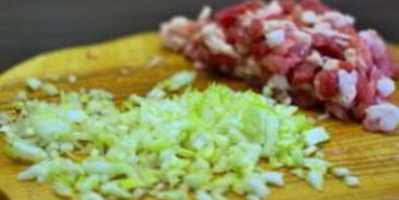 перловка с соусом