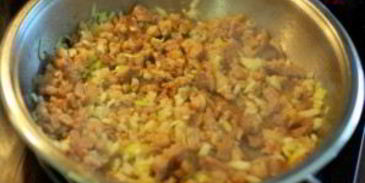 перловка с соусом