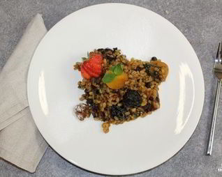 Перловка с сухофруктами