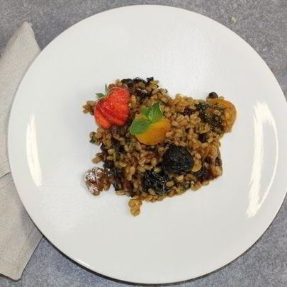 Перловка с сухофруктами