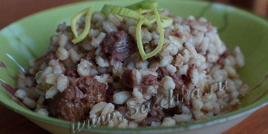 Рецепт перловки с тушенкой в мультиварке steba