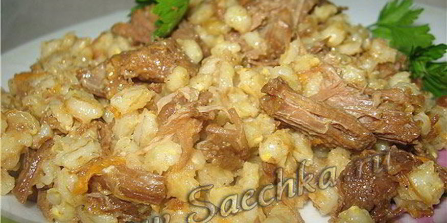 Рецепт перловки с тушенкой
