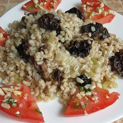 Перловка со строчками