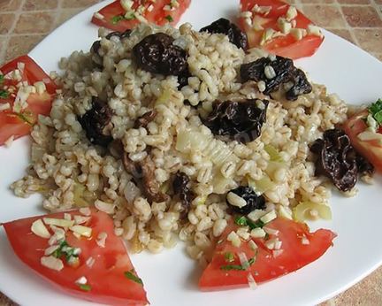 Перловка со строчками