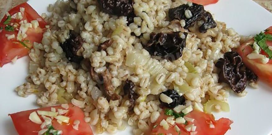 Рецепт перловки со строчками