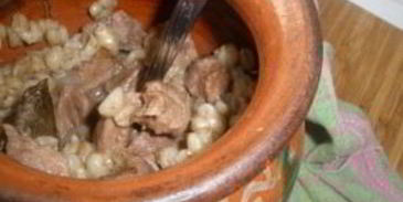 перловка со свининой в духовке