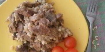 перловка со свининой в духовке