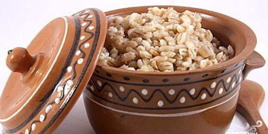 Рецепт перловки в горшочке