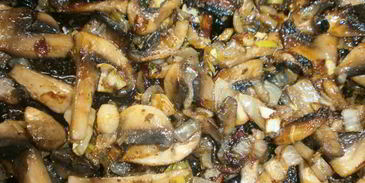 постная перловая каша с грибами