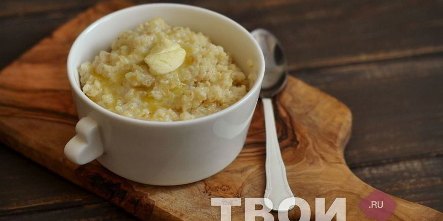 Рецепт пшеничной каши на молоке