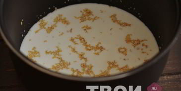 пшеничная каша на молоке