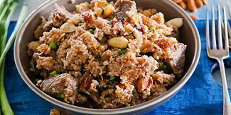 Рецепт пшеничной каши с мясом в мультиварке