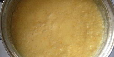 апельсиновая пшенная каша с карамельным бананом