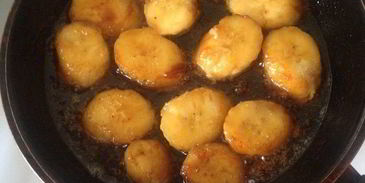 апельсиновая пшенная каша с карамельным бананом