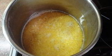 каша пшенная с черносливом