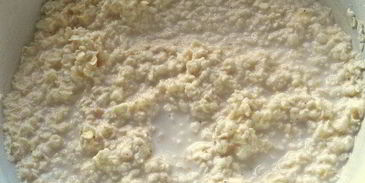 каша пшенная, запеченная под персиком