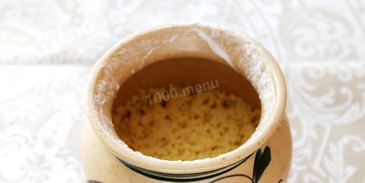 пшенная каша на молоке в духовке в горшочке