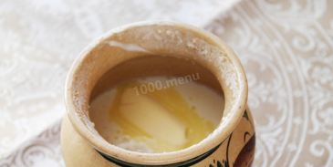 пшенная каша на молоке в духовке в горшочке