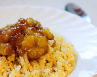 Пшенная каша с бананом