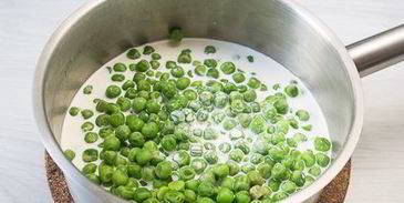 пшенная каша с горошком