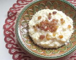 Пшенная каша с изюмом
