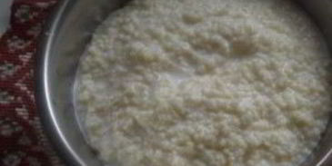 пшенная каша с изюмом