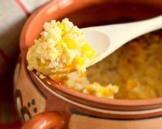 Пшенная каша с карамельной тыквой