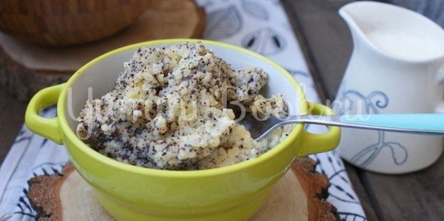 Рецепт пшенной каши с маком в мультиварке