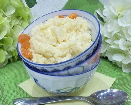 Пшенная каша с молоком