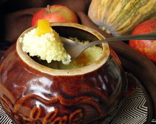 Пшенная каша с тыквой в духовке