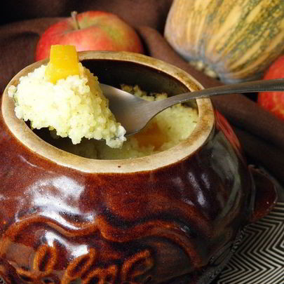 Пшенная каша с тыквой в духовке