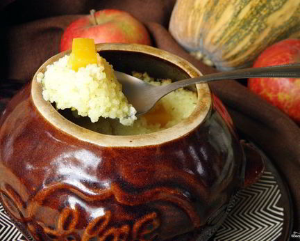 Пшенная каша с тыквой в духовке