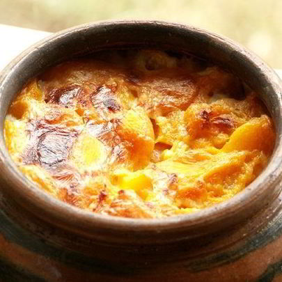 Пшенная каша с тыквой в горшочке