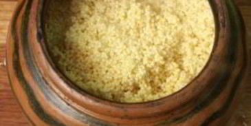 пшенная каша с тыквой в горшочке