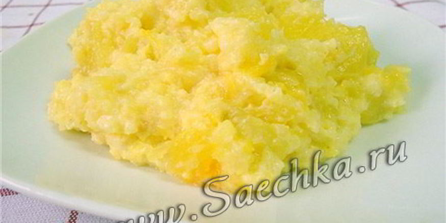 Рецепт пшенной каши с тыквой