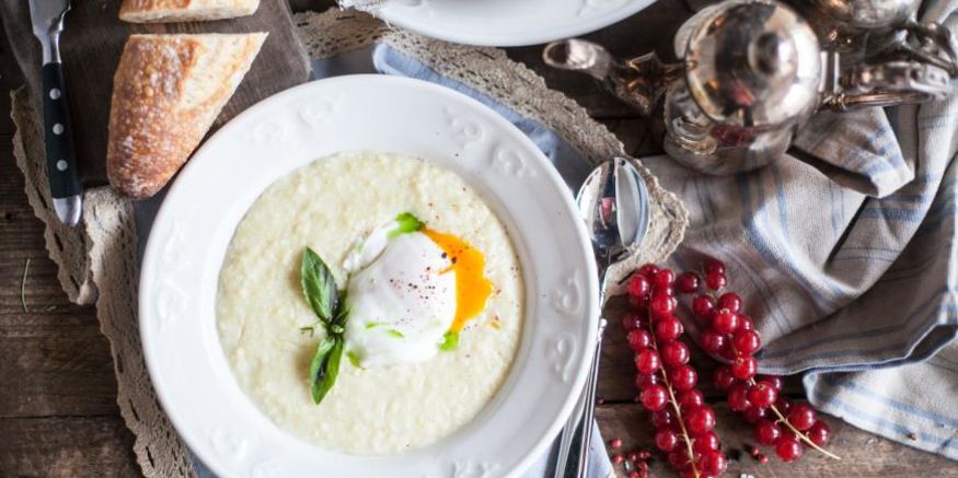 Рецепт пшенной каши с яйцом пашот