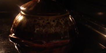 пшенная каша со шкварками