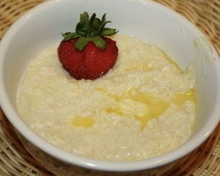 Пшенная каша в чугунке